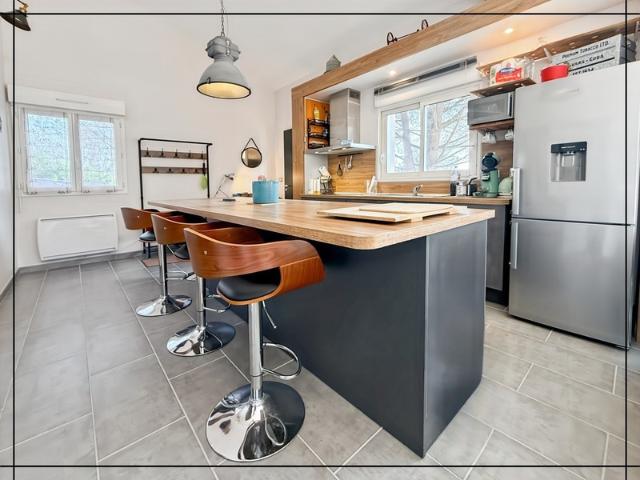 Maison 90m² plain pied rénovée et entièrement meublée à 5 min de Valence d’Agen