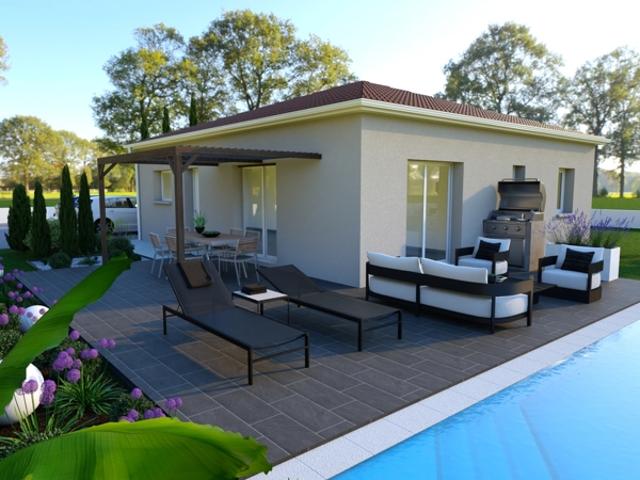 Maison 90M² terrain 550M²