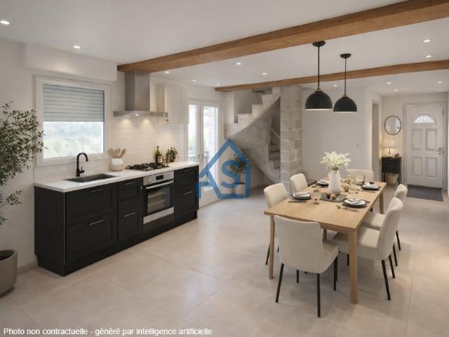 Maison 93 m2 + terrain 1500 m2 3 chambres travaux à terminer Avançon