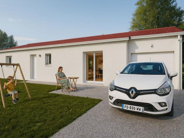 Maison 96 m² avec terrain à ESPINASSE VOZELLE 03