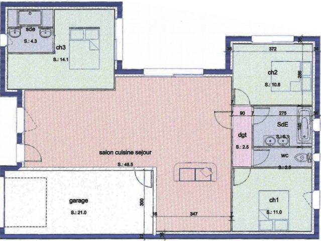 Maison 98.6 m² avec terrain à MOUILLERON EN PAREDS 85