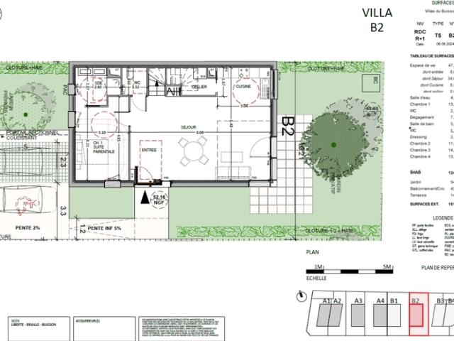 Maison contemporaine 124,5 m² – 5 pièces – Sannois 95110 Quartier Pasteur