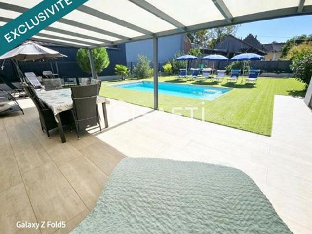 MAISON CONTEMPORAINE D’EXCEPTION – 216 m² – PISCINE CHAUFFÉE – GÎTE INDÉPENDANT