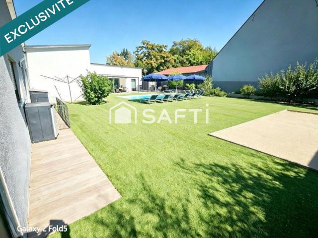 Maison Contemporaine D’Exception – 216 m² – Piscine Chauffée. 216m² Muntzenheim