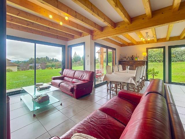 Maison contemporaine d’exception Ossature bois 175m² Ponsonnas