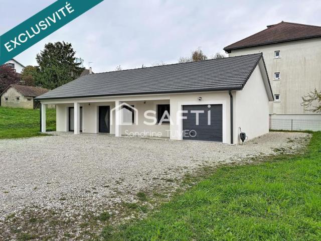 Maison contemporaine de plain pied