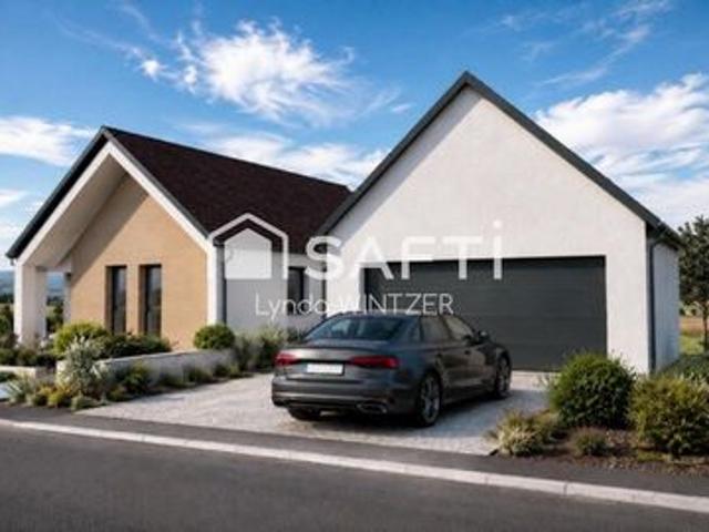 Maison contemporaine de plain pied – 115 m² – Bootzheim