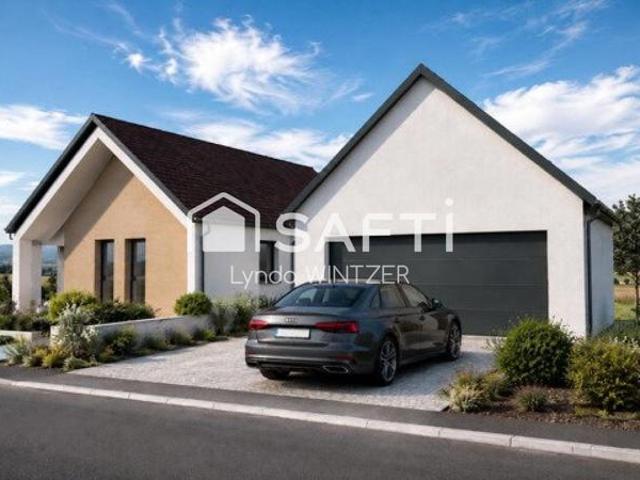 Maison contemporaine de plain pied – 115 m² – Bootzheim