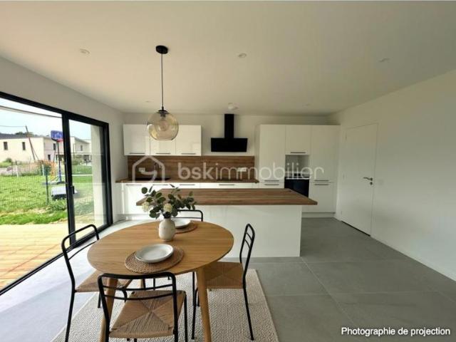 Maison contemporaine neuve de 135 m² avec garage – Pacé Rennes Métropole