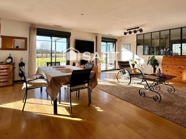 Maison contemporaine ossature bois – Cadre naturel privilégié