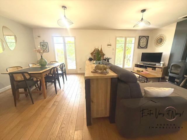 Maison contemporaine rénovée de plain pied – 110 m² – Ter 110m² Bazas