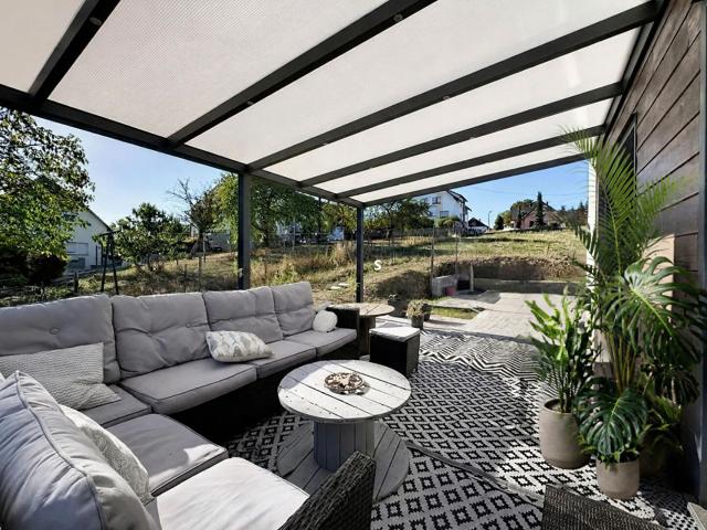 Maison contemporaine sur terrain de 16 ares