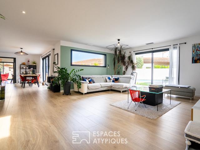 Maison contemporaine secteur Mas Vermeil / Cabestany en autoconsommation électrique