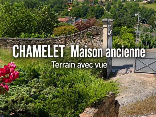 Maison Chamelet 6 pièces 180 m2 sur terrain de 1020 m2