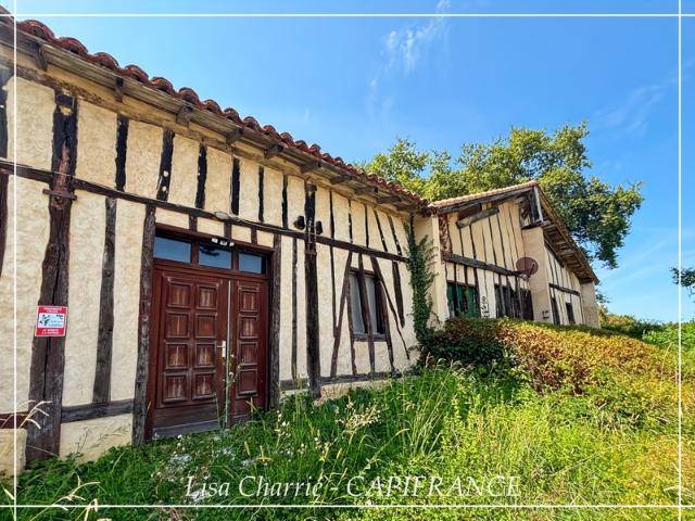 Maison à vendre 3 pièces à 8 minutes de NOGARO 32 de 95 m2 habitables sur 6714 m2 de terrain