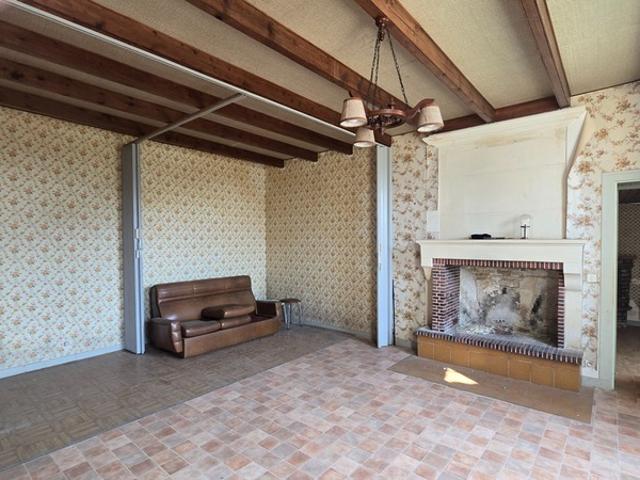 Maison à vendre 2 pièces 48m² LA BROUSSE 17 avec potentiel d'agrandissement