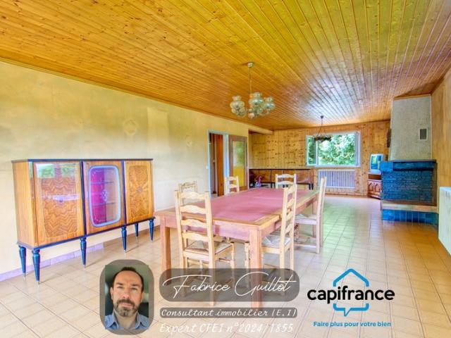 Maison à vendre 5 pièces CHARNAY 25, maison T5 de 135 m2 + terrain de 1300 m2