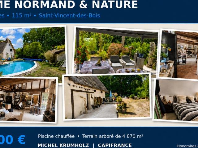 Maison à vendre 5 pièces SAINT VINCENT DES BOIS 27
