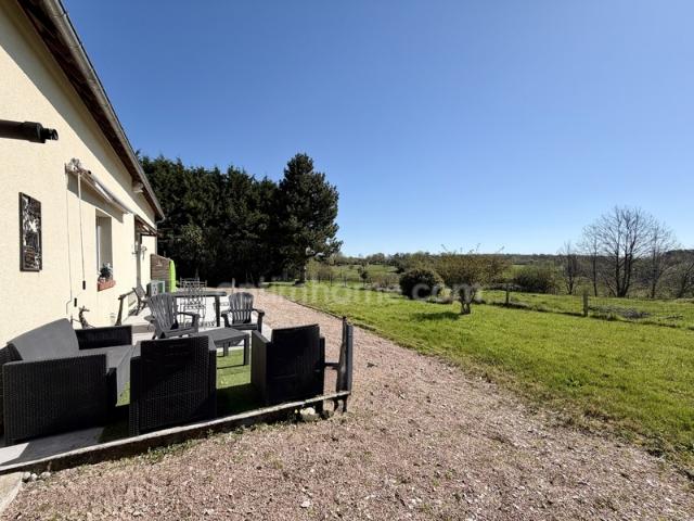 Maison à vendre Grand séjour 3 chambres Garage – Terrasse avec vue dégagée VALORBIQUET 14290