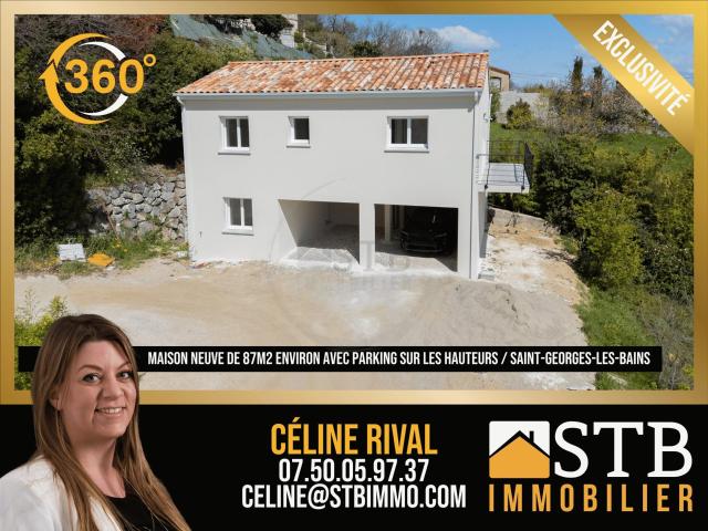 Maison à vendre Saint Georges les Bains 87m² Saint Georges les Bains