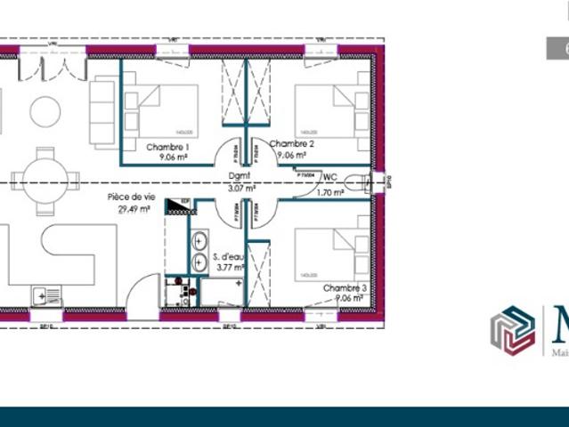 Maison à construire à Clermont 40180