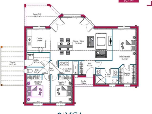 Maison à construire à Momuy 40700