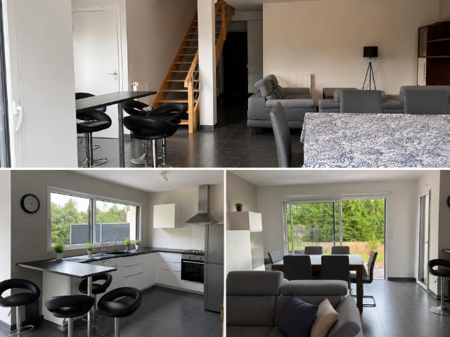 Maison à louer avec garage, jardin et terrasse à Nouvoitou