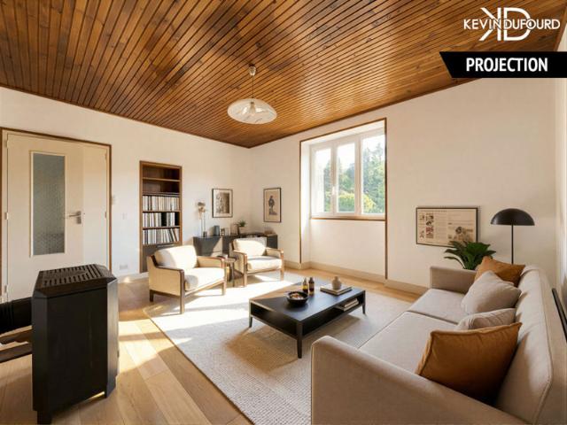 Maison à rénover de 65 m² sur un terrain de 5.000 m² à
