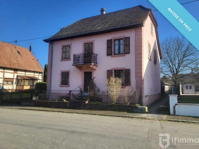 Maison à rénover 133 m² habitables sur 605 m² de terrain