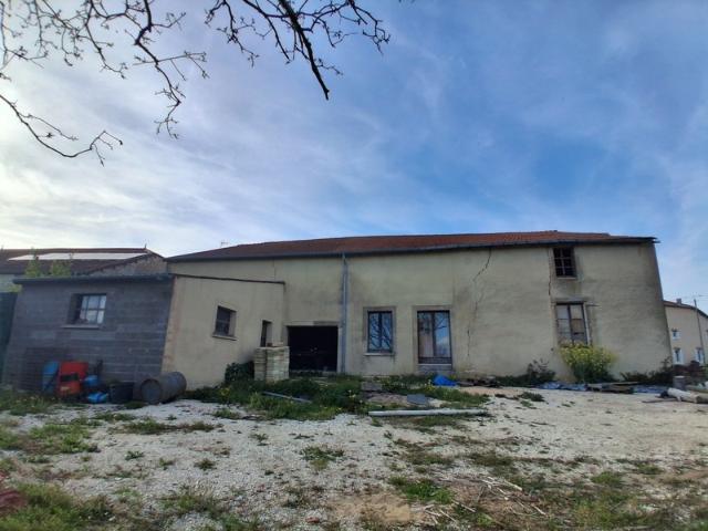 MAISON À RÉHABILITER ET GRANGE 226 M2 EXPLOITABLES / GARAGES ET TERRAIN À JONVILLE EN WOËVRE
