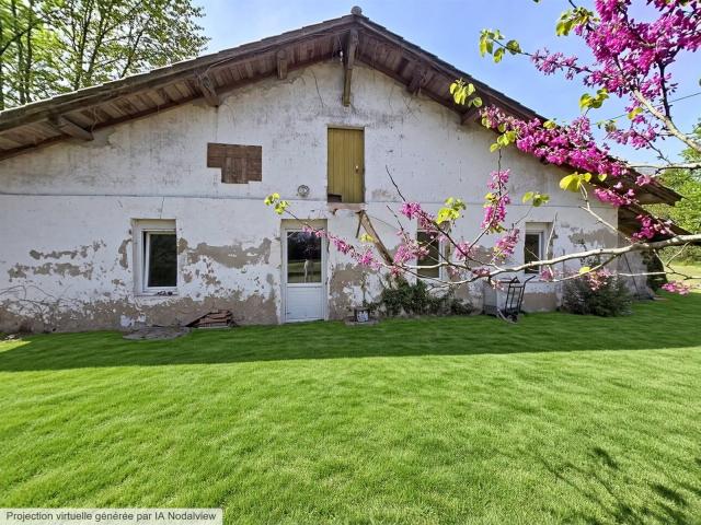 Maison ancienne à rénover avec beau terrain Landes 40. 165m² Ygos Saint Saturnin