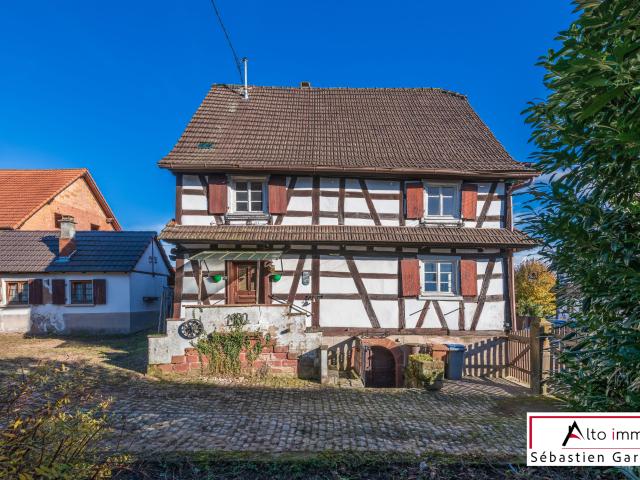 Maison Alsacienne 5 pièces sur 800 m2 de terrain constructible