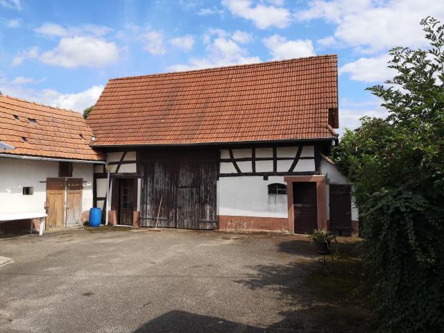 Maison Alsacienne 7 pièces, dépendances, 20,98 ares de terrain constructible