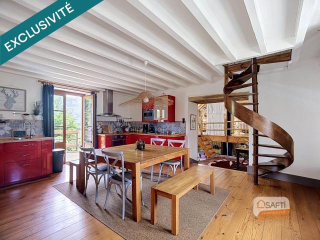 Maison atypique avec vue exceptionnelle 140m² Mont Saint Jean