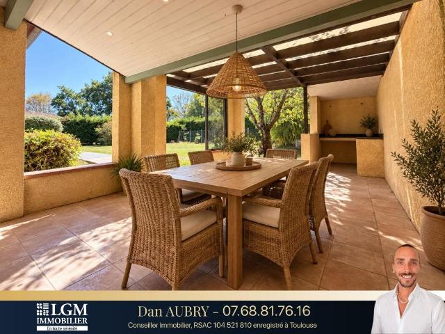 AUTERIVE – Maison familiale de plain pied de 129 m², jardin. 129m² Auterive