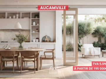 Maison Aucamville 3 pièces RÉSIDENCE ÉLORA PROX TRANSPORTS