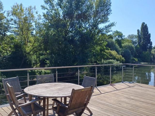 Maison avec vue exceptionnelle sur la Seine Villennes sur Seine