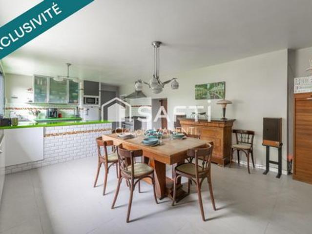 Coup de cœur à Jablines: 174 m², salon cathédrale, appartement indépendant et jardin clos