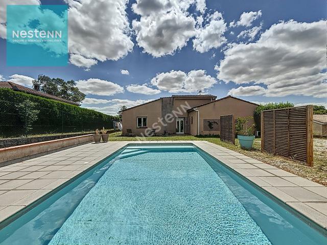 Maison avec piscine et garage à vendre à Villefranche de Lau. 129m² Villefranche de Lauragais