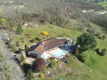 Maison avec piscine et vu imprenable 165m² Salviac