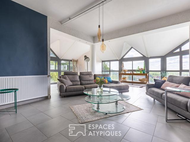 Maison avec sa piscine et sa vue imprenable