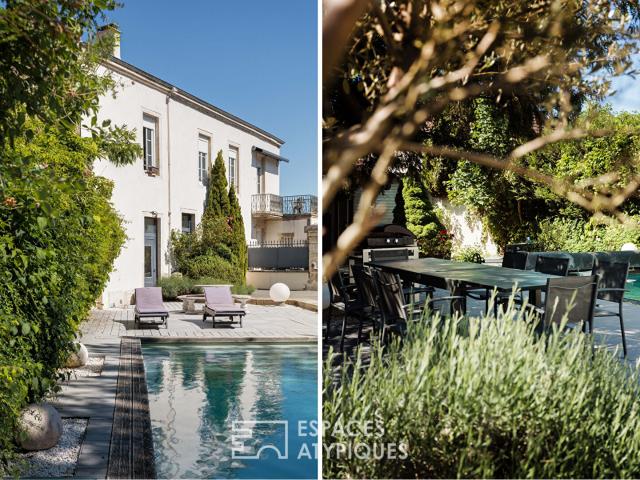 Maison bourgeoise rénovée avec piscine sur les bords de Saône
