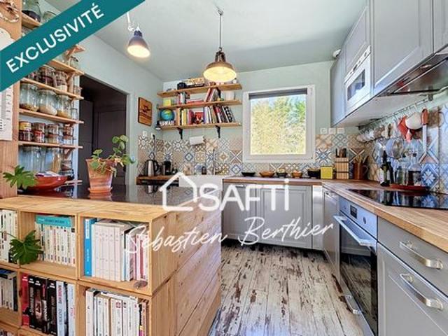 Maison bois – 3 chambres + bureau – Piscine – Grand garage – Lavaur