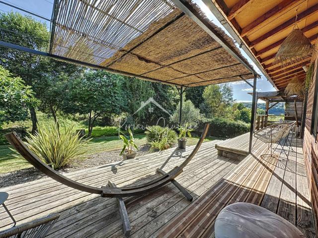 MAISON BOIS BASSE CONSOMMATION TYPE 5 DE 115 M2 SUR SON TERR