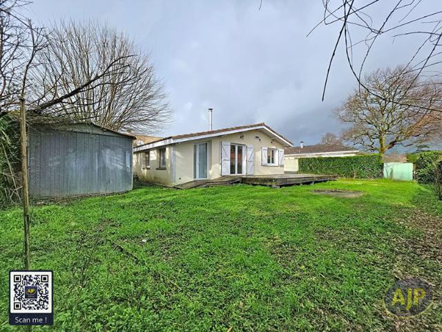 Maison 3 pièces 64 m2 terrasse jardin et abri