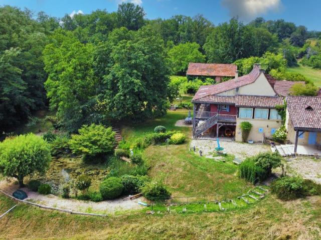 Maison, gite, piscine, étang