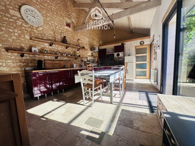 Maison + Gîte rentable Jacuzzi, piscine, dépendances Bien rare