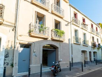 Maison d'architecte, les arceaux Montpellier, 160m2, patio, studio indépendant, grand garage