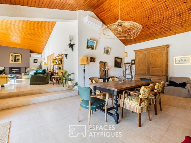 Maison d'architecte lumineuse et son jardin paysager 240m² Saintes