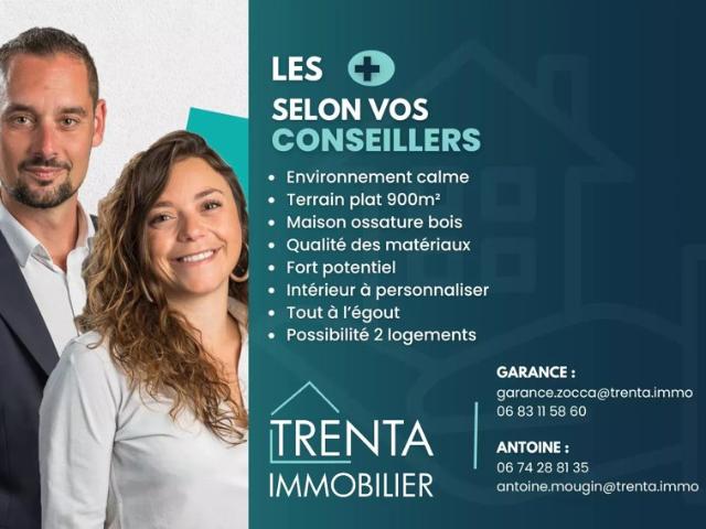 Maison de 190 m² pouvant accueillir deux logements